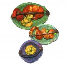 Accessory - Fabric: Felted Twig Baskets