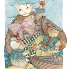 2005: Flat Work - Best Friends - Cover Illustration for The Legend Part I - Artist's Collection