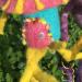 Accessory - Fabric: Felted Whimble Cottage, 6.5 inches high