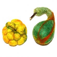 Accessory - Fabric: Felted Gourds