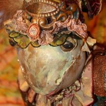 2003: Dimensional Work - Nibbob the Luna Forest Frog from The Anciennan Collection - Private Collection